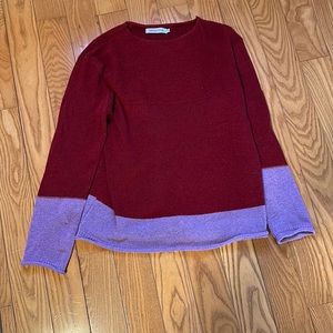 Miss look color block sweater